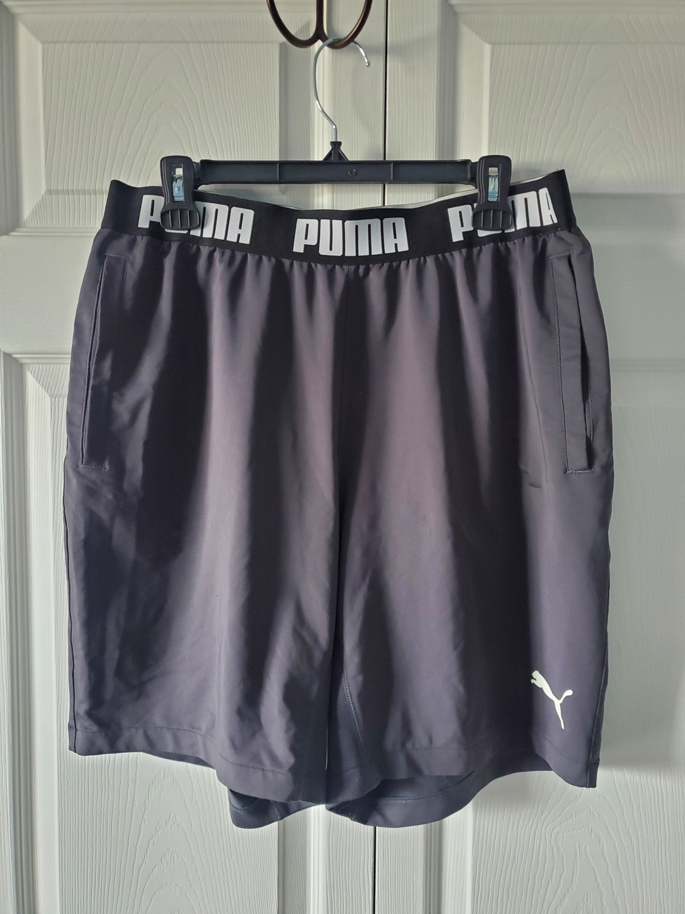 Puma Men's 8" Grey Athletic Shorts